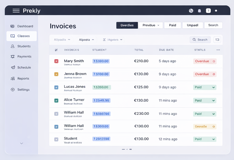 Payments & Invoicing